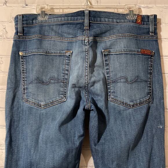 7FAM Brett destroyed bootcut jeans - Picture 4 of 6